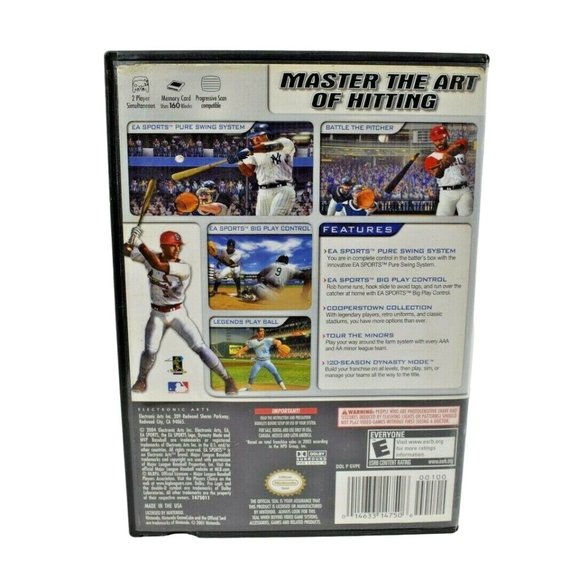 EA Sports MVP Baseball 2004 Nintendo GameCube, 2003 No Manual Tested - Picture 3 of 3